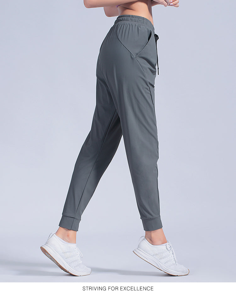 Pantalones de yoga y fitness para mujer de secado rápido Ice Silk