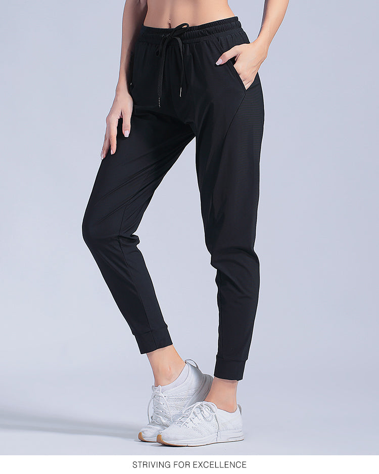 Pantalones de yoga y fitness para mujer de secado rápido Ice Silk