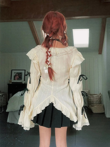 Y2K Oversized Lolita Bluse