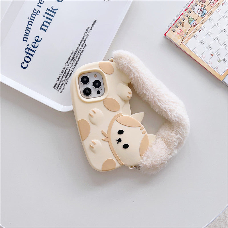 Funda 3D de gato kawaii para iPhone