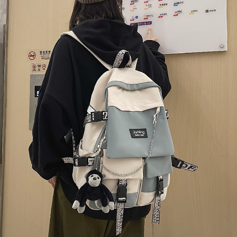 Japanese Design Backpack Japanese Harajuku Backpack – Kroyy