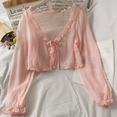 Ästhetische Ulzzang-Bluse