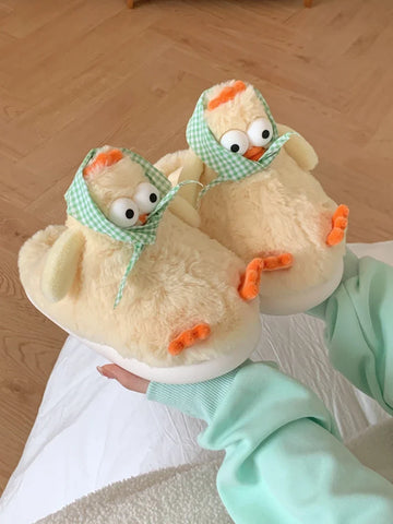 Cartoon Chicken Kawaii Slippers