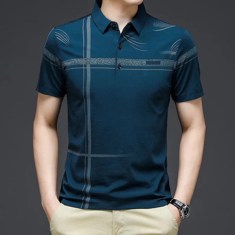 Omari - Men's Short Sleeve Anti-wrinkle Polo Shirt
