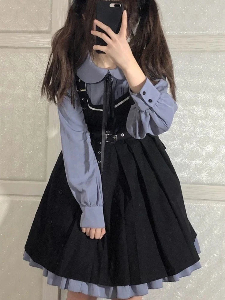 Kawaii Lolita Schulkleid-Outfit