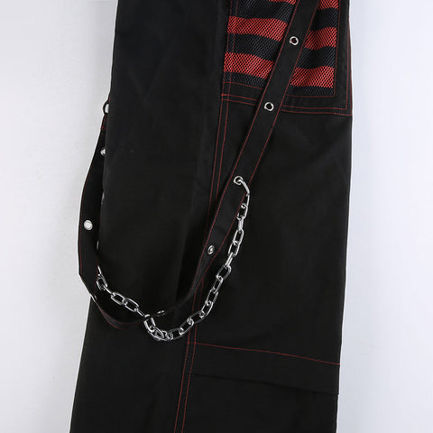 Pantalones cargo góticos punk coreanos