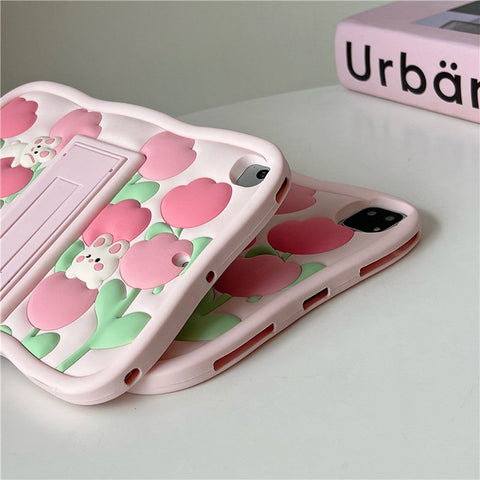 Flower Rabbit iPad Case