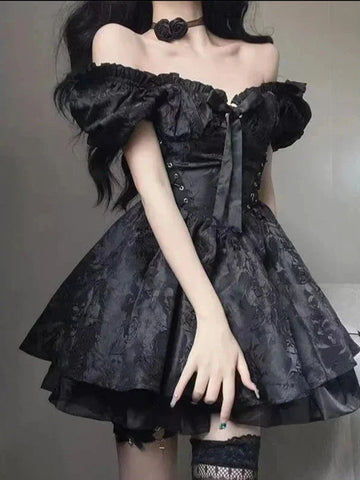 Japanisches Gothic Lolita Kleid