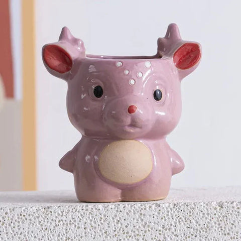 Cute Deer Flower Pot