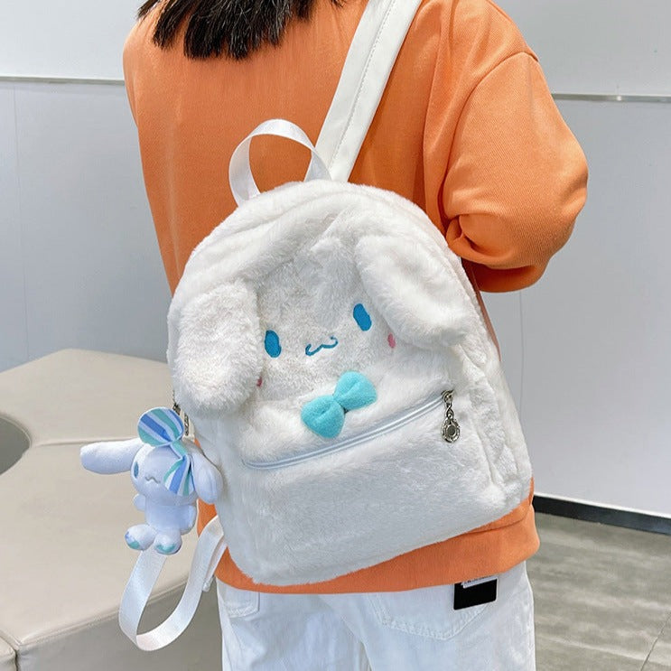 Plüsch-Kawaii-Schulrucksack