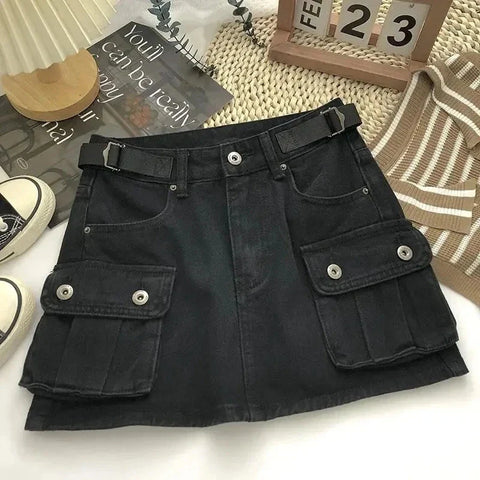 Y2K Vintage Denim Minirock 