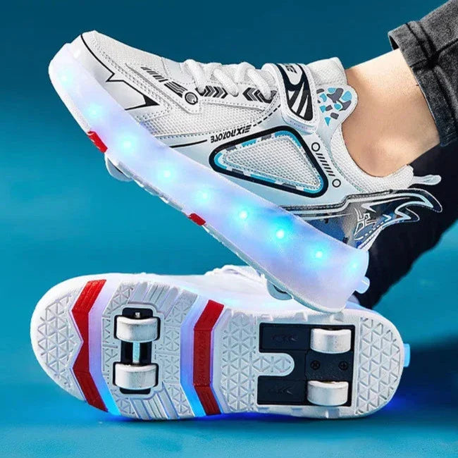 Cute Harajuku LED Roller Sneakers