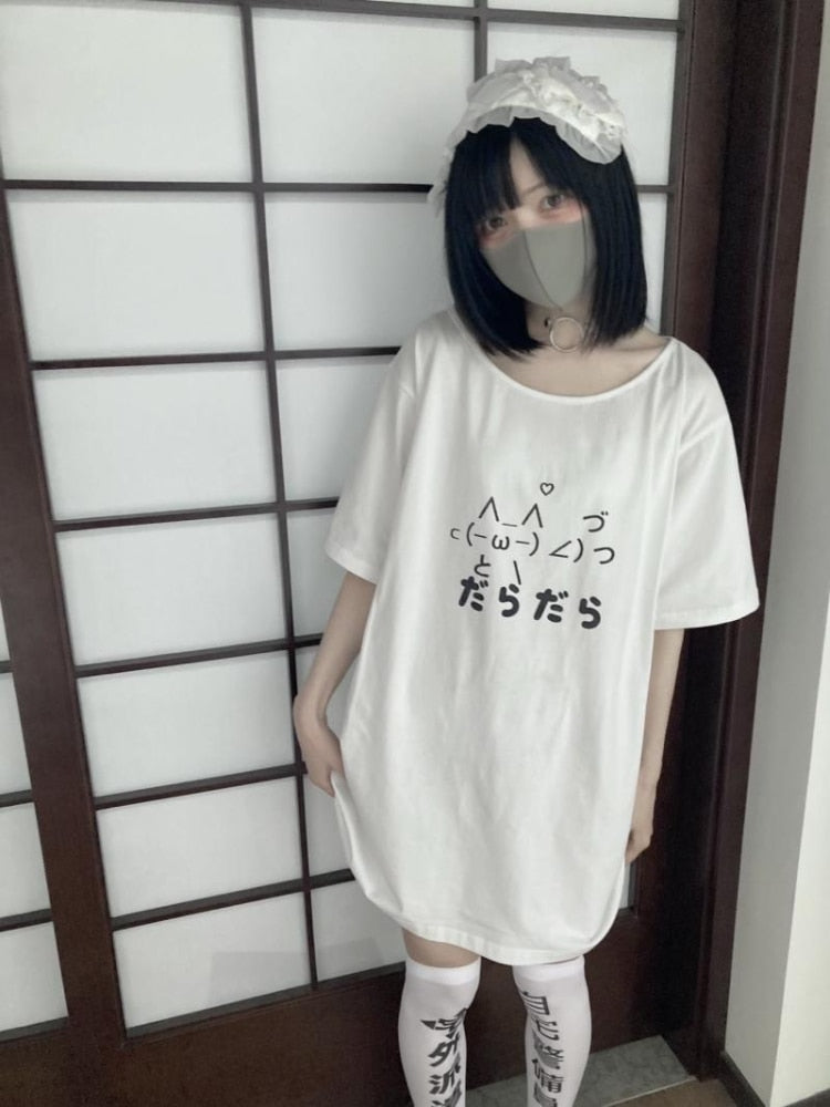 Camiseta estética japonesa de verano