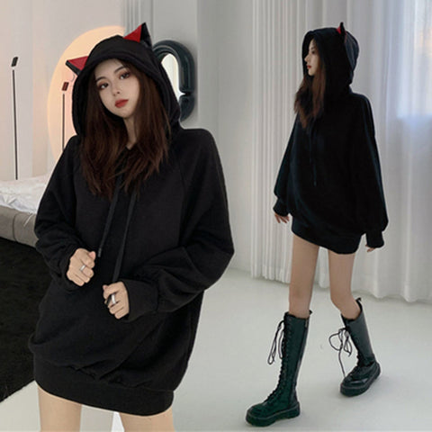 Devil Cat Ears Hoodie