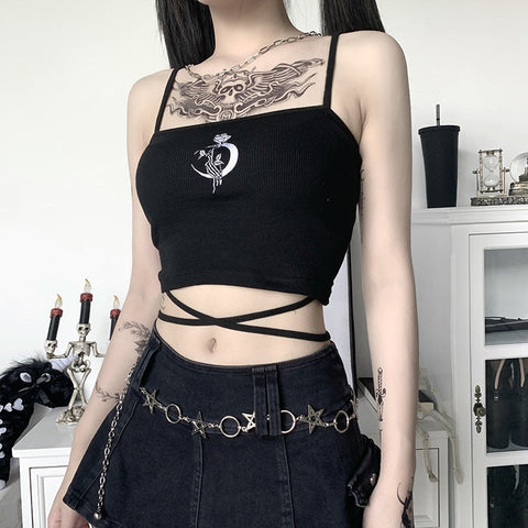 Gothic-Crop-Top