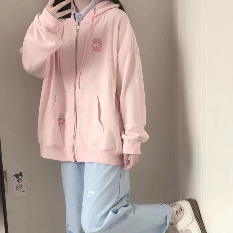 Anime Zip-Up Hoodie