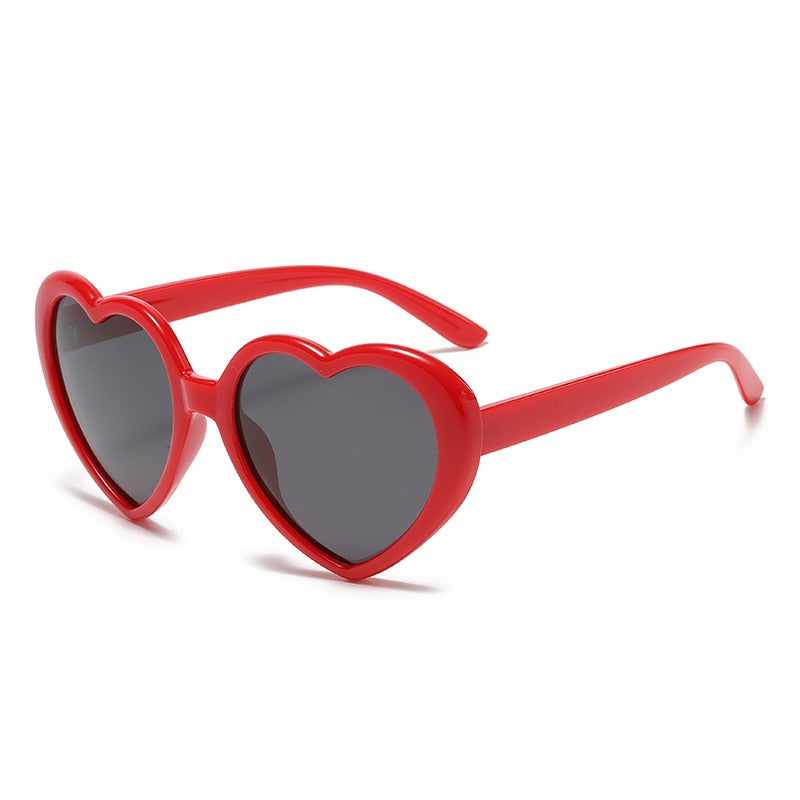 Gafas de sol con forma de corazón de gran tamaño