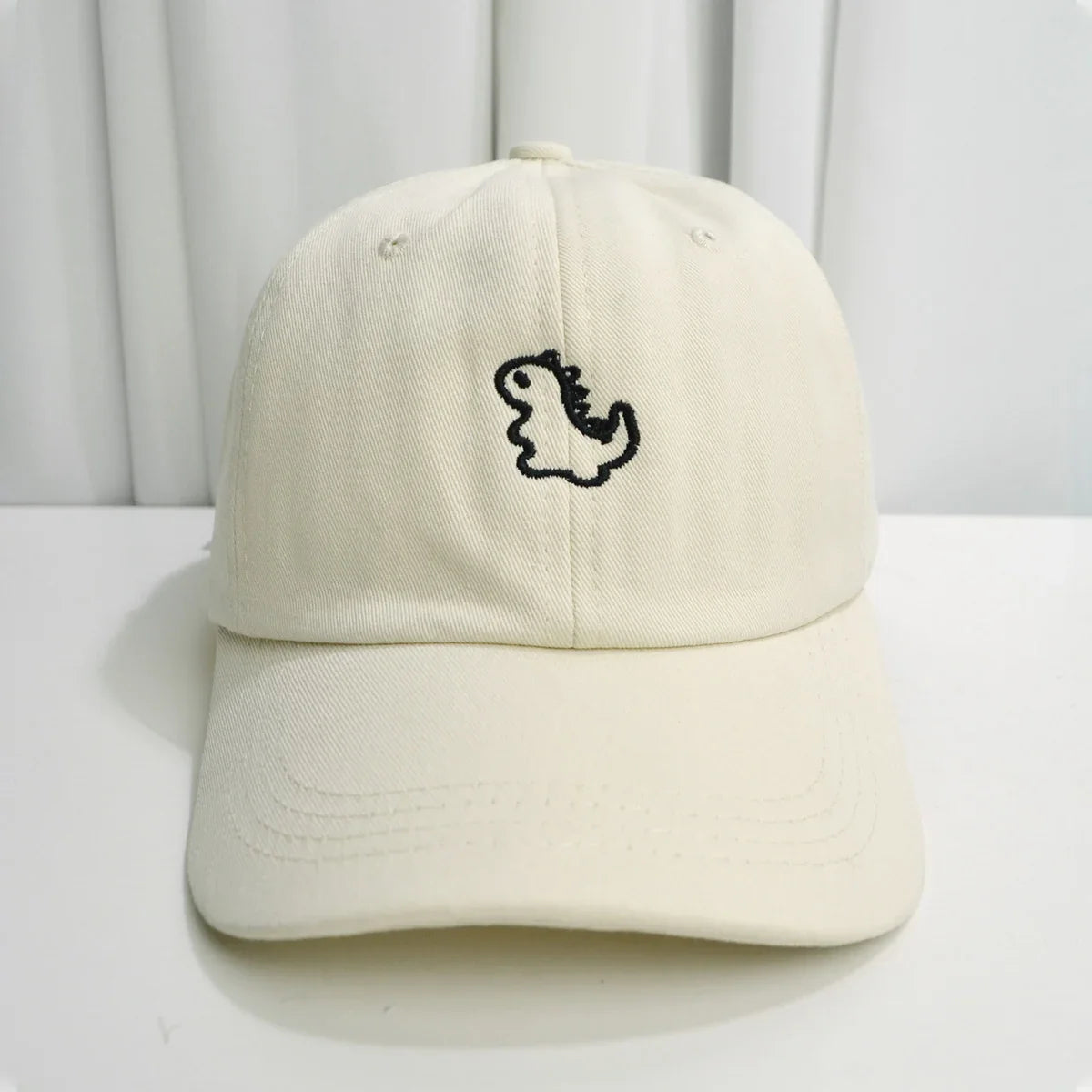 Bonita gorra de béisbol con forma de dinosaurio