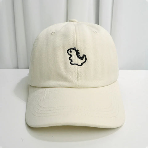 Bonita gorra de béisbol con forma de dinosaurio