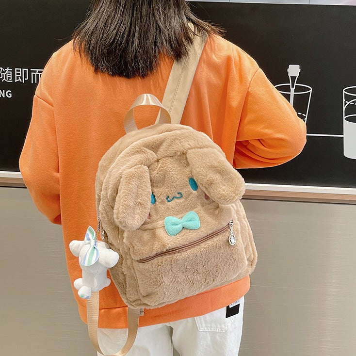 Plüsch-Kawaii-Schulrucksack