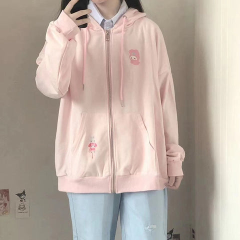 Anime Zip-Up Hoodie