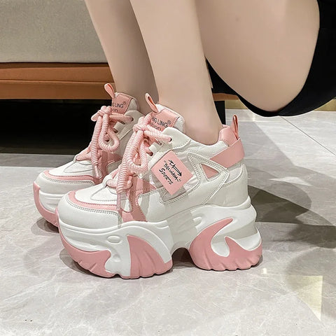 Cute High Platform Sneakers