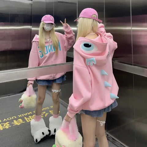 Sudadera con capucha de dinosaurio kawaii