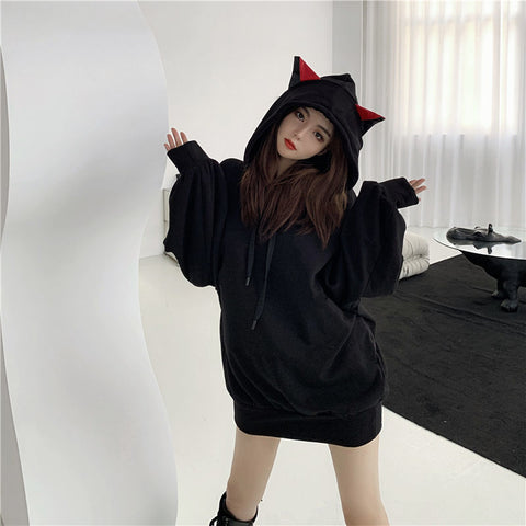 Devil Cat Ears Hoodie