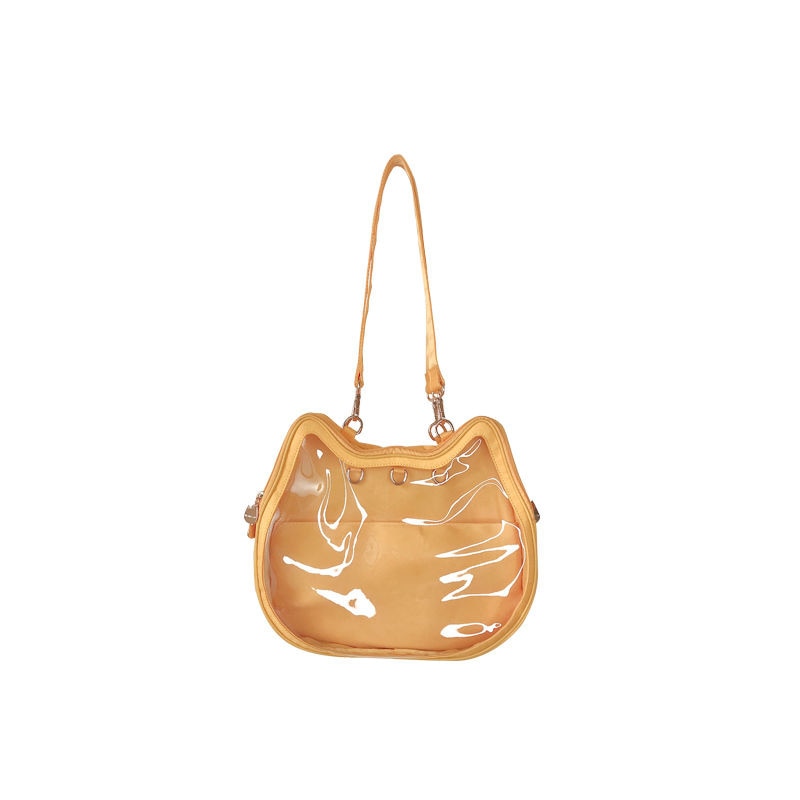 Bolso de hombro kawaii con forma de gato