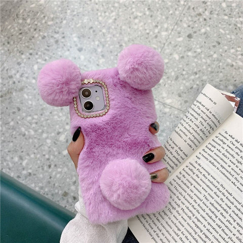 Funda de peluche mullida para Xiaomi