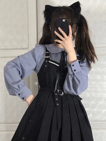 Kawaii Lolita Schulkleid-Outfit