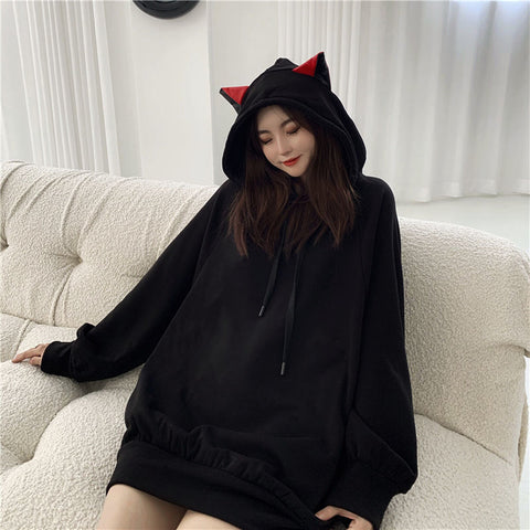 Devil Cat Ears Hoodie