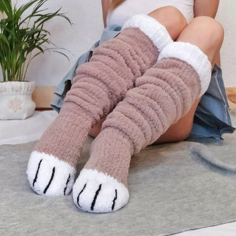 Kawaii Paws Hohe Socken