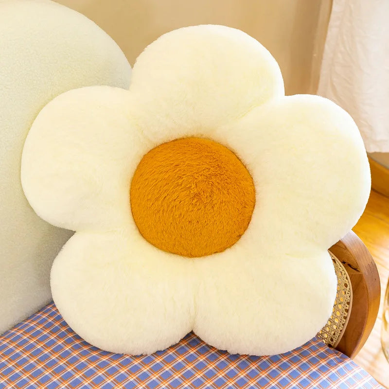 Cute Daisy Flower Plush Pillow