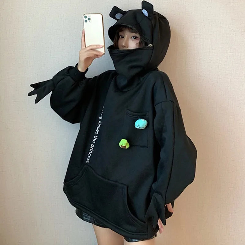 Kawaii Frosch Kapuzenpullover