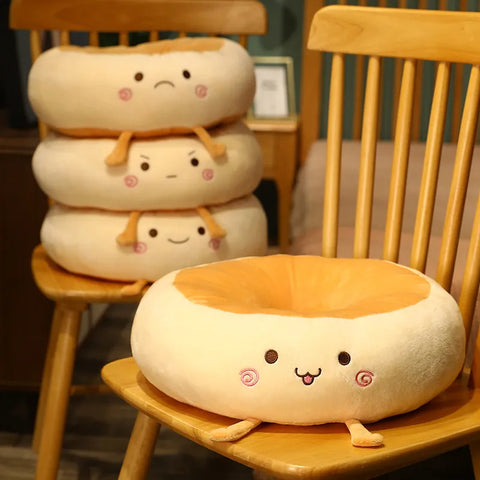 Almohada de peluche con forma de donut kawaii