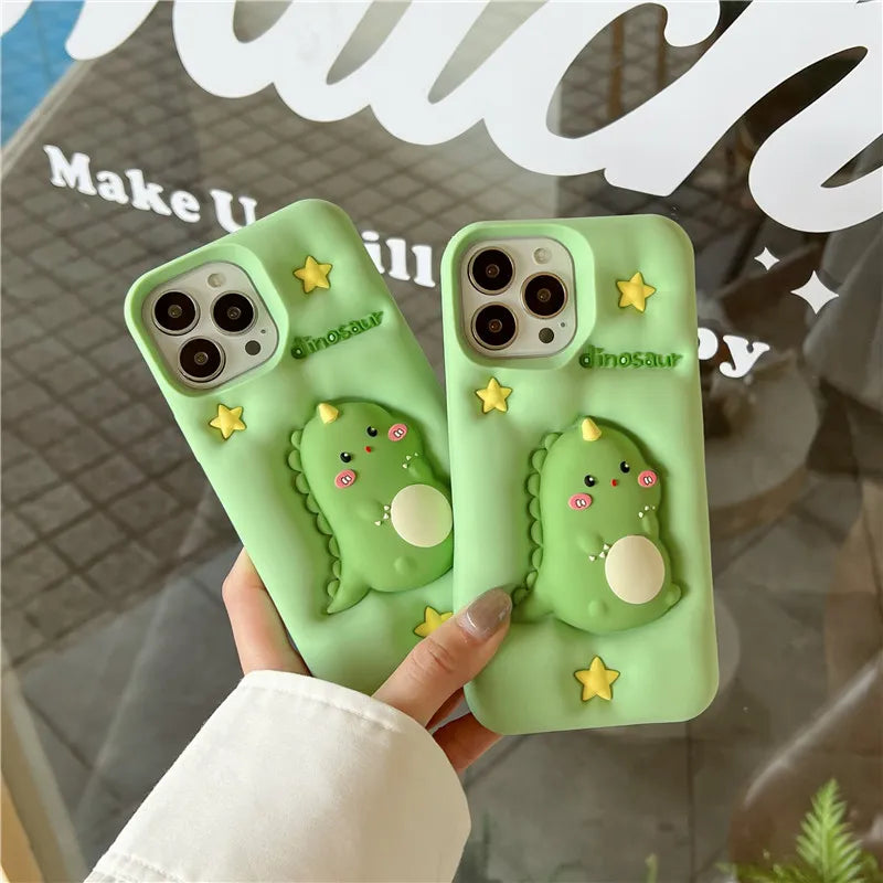 Kawaii Dinosaurier iPhone-Hülle