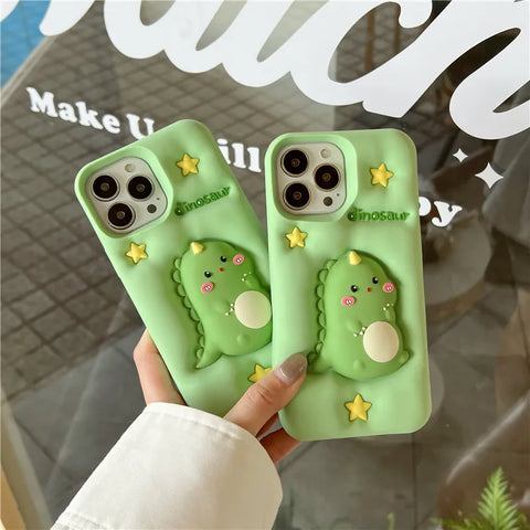 Kawaii Dinosaurier iPhone-Hülle