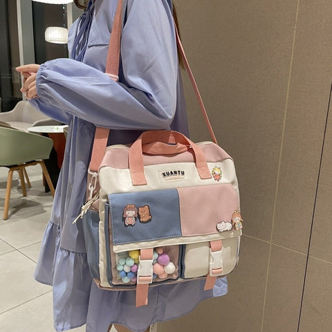 Mochila escolar estilo coreano kawaii