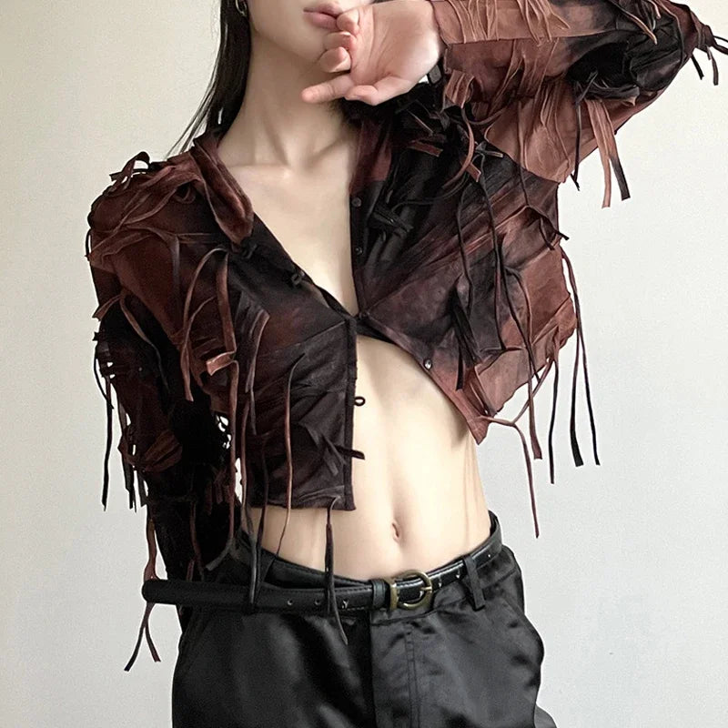 Dark Fairy Hooded Cardigan