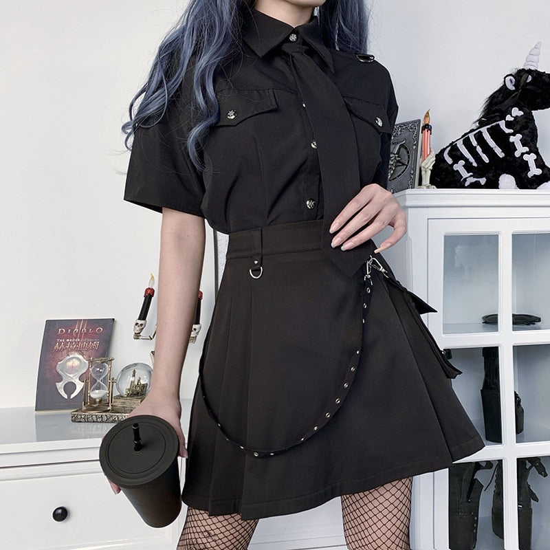 Techwear Gothic Skirt