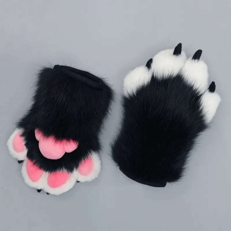 Furry Paw Cosplay Handschuhe