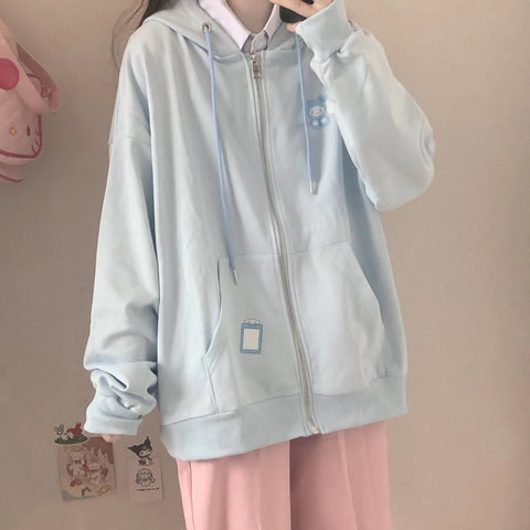 Anime Zip-Up Hoodie