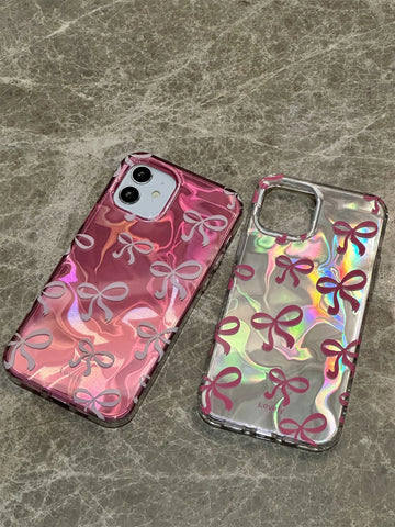 Kawaii Holografische Schleife iPhone-Hülle 