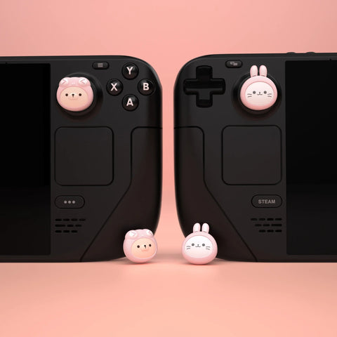 Kawaii Animals Thumb Grip Caps for Steam Deck