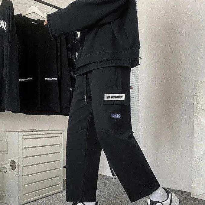 Koreanische Casual Cargohose