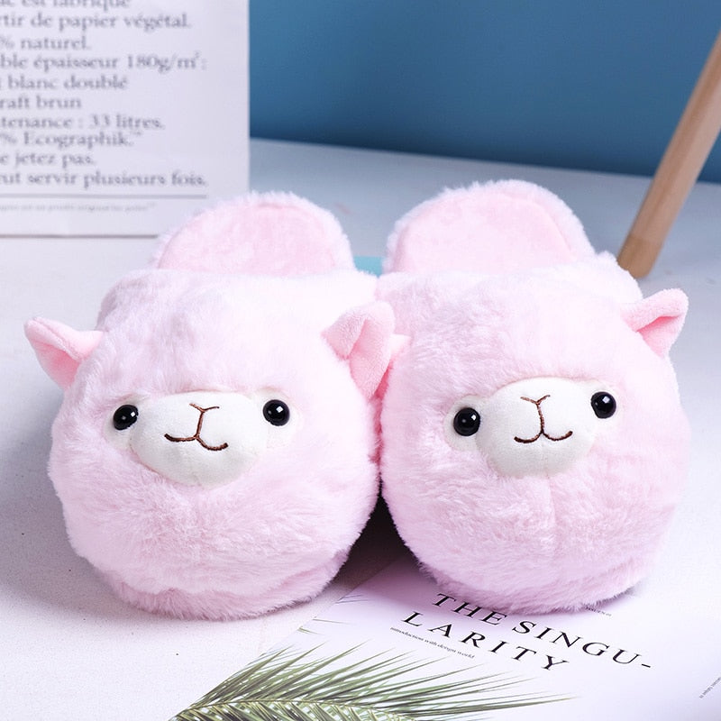 Cute Alpaca Slippers