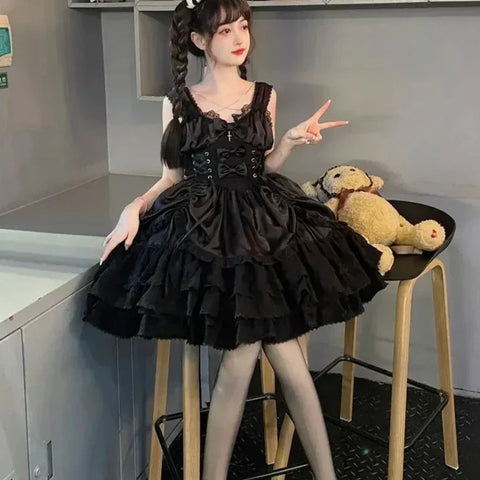 Japanisches viktorianisches Gothic-Lolita-Kleid