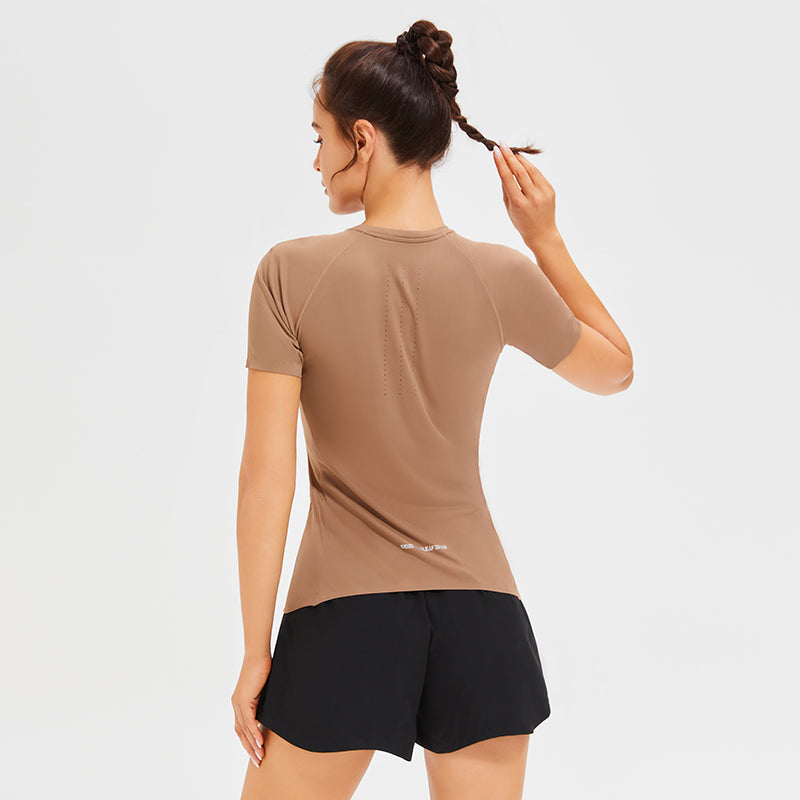 Women’s Quick Drying Breathable Holes Yoga Top