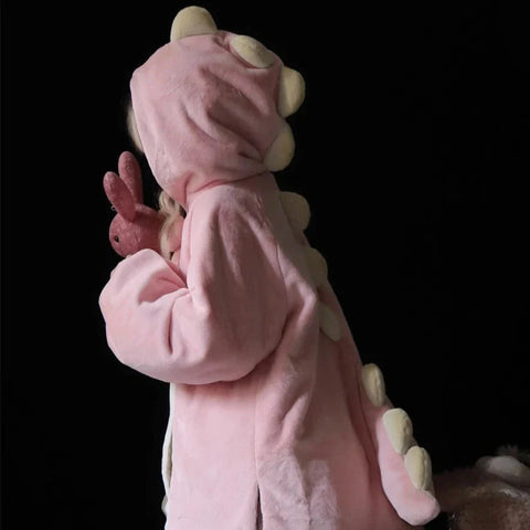 Cute Hooded Dinosaur Sweater